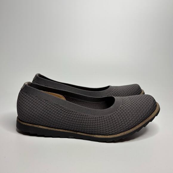 Comfortiva Rena Recycled Knit Ballet Flat in Smoke - Picture 2 of 10